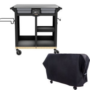 Workstation Prep & Storage Cart with Cover Bundle