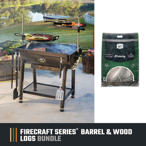 Firecraft Series® Barrel & Wood Logs Bundle