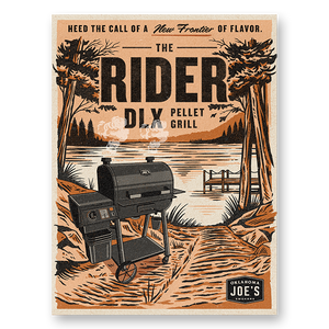 Rider DLX Pellet Grill Poster