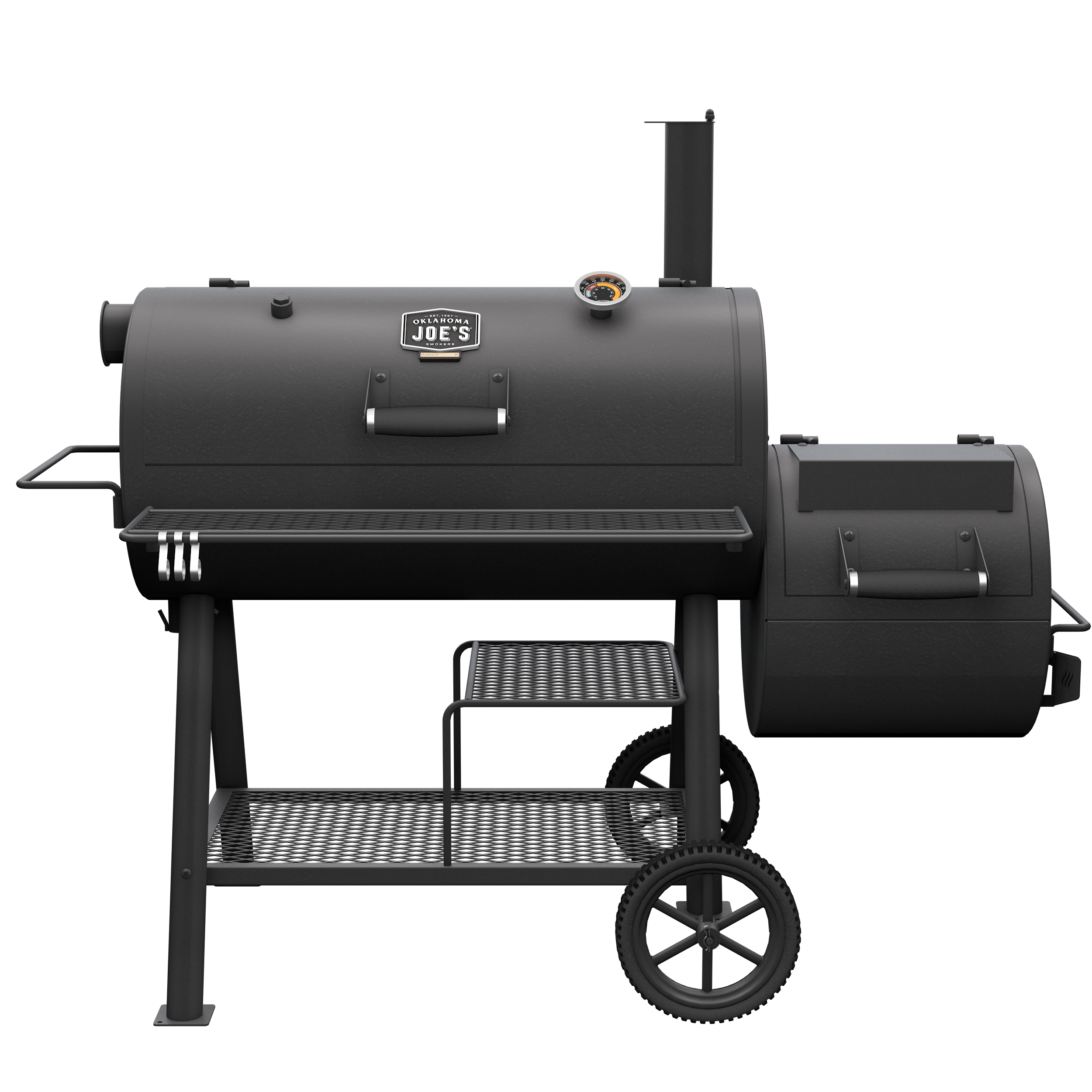 Highland Offset Reverse Flow Smoker & Grill