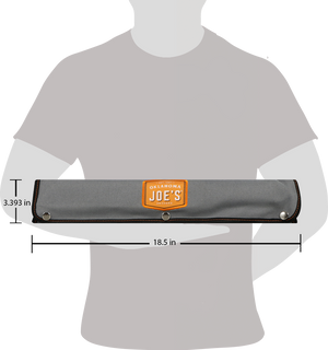 Black Weber gas grill with stainless steel finish. It has knobs and a handle.
