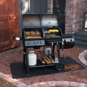 Canyon Combo DLX Gas Grill & Offset Smoker