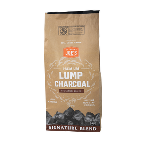 Black Kingsford charcoal bag. It has a red and white label. The bag shows 10 lbs.