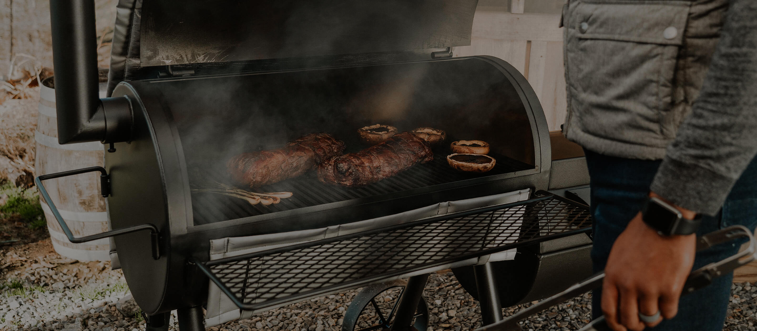 Outdoor cooking equipment