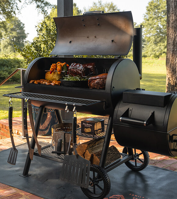 Outdoor cooking support visual