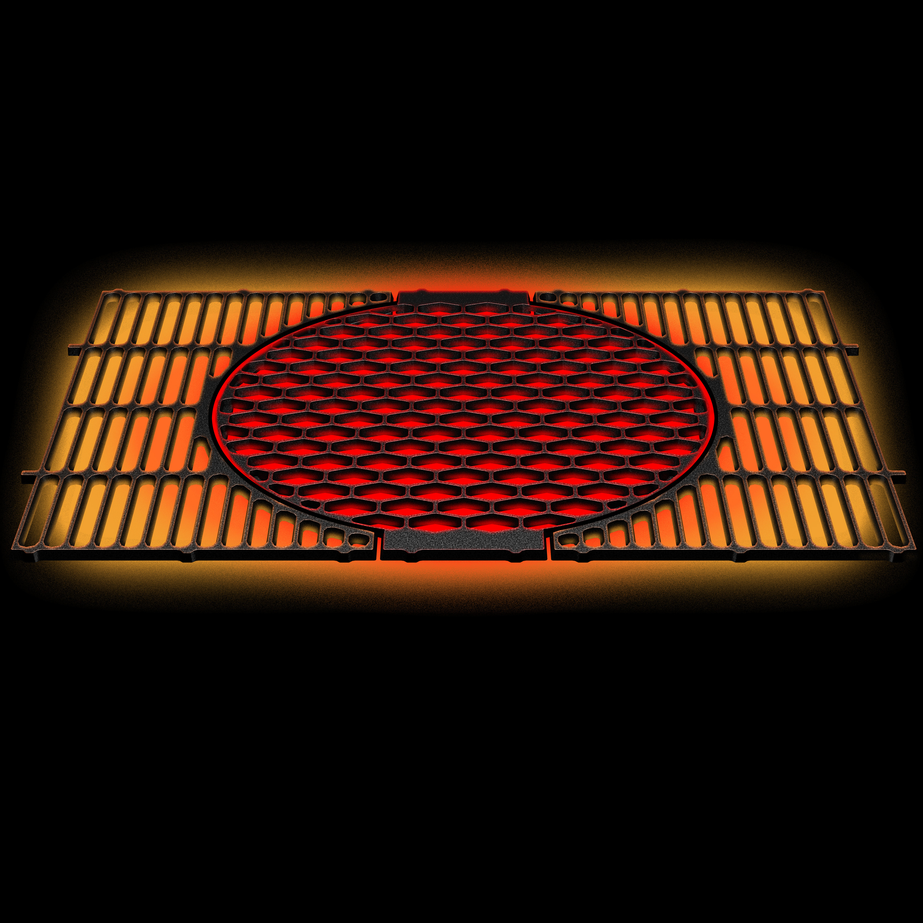 Center grate on sear mode