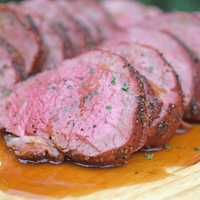 Reverse Seared Beef Tenderloin >