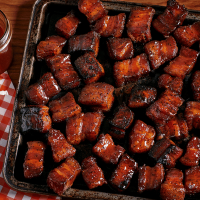 Smoked Pork Belly Burnt Ends Recipe >