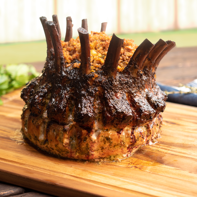 Smoked Pork Crown Roast >