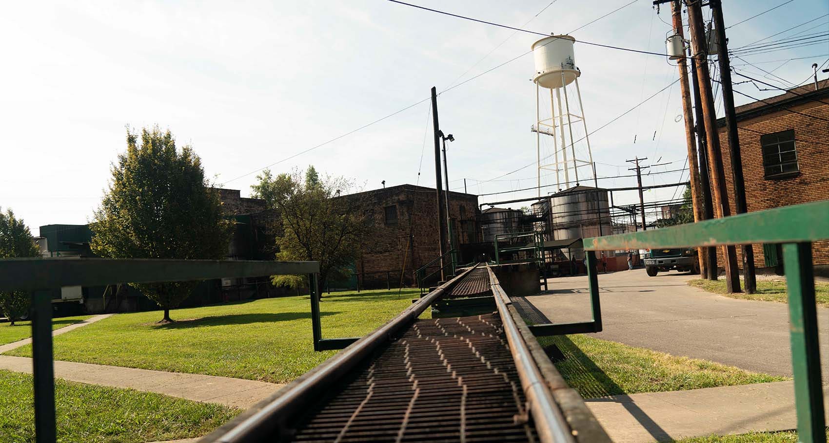Buffalo Trace Distillery piping outside