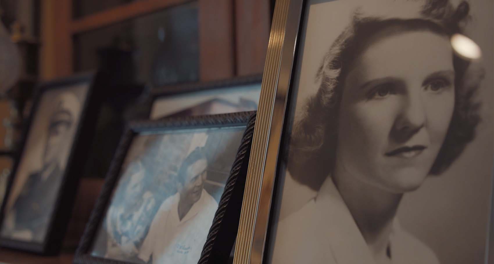 Pictures of Bill Sr. and Margie Samuels, founders of Marker's Mark bourbon.